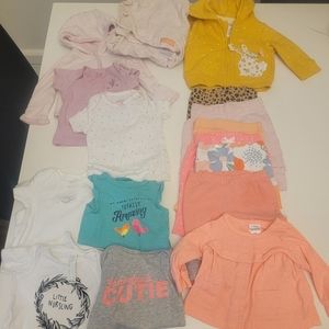 Baby girl newborn group lot